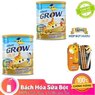 Sữa Bột Abbott Grow Gold (Lon 900g) + Tặng Hộp Bút Grow