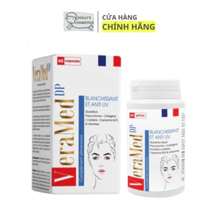 [Chính Hãng] Veramed DP Viên Uống Trắng Da, Chống Nắng Giảm Nám, Sạm Da Hộp 60 Viên