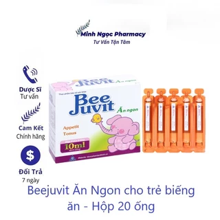 Beejuvit Ăn Ngon cho trẻ biếng ăn - Hộp 20 ống