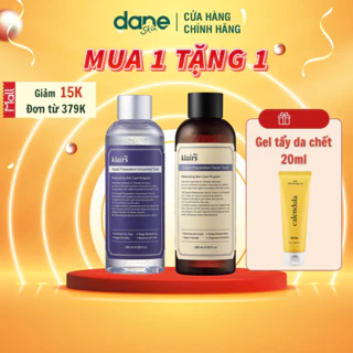 Nước hoa hồng Klairs - Toner Klairs Supple Preparation Unscented/ Facial Toner 180ml cấp ẩm và cân bằng da