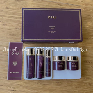 Set Ohui Recovery 5 Món Chống Lão Hoá Bổ Sung Baby Colagen