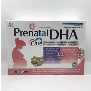 Bổ Bầu Prenatal DHA Care (Hộp 02 Lọ *30 Viên/Lọ) - Bổ sung DHA, EPA, các Vitamin và khoáng chất