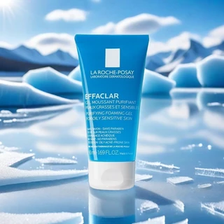 【Cửa hàng mới giảm giá】Gel sữa rửa mặt làm sạch Tạo Bọt cho da dầu nhạy cảm la roche-posay 50ml(Trong kho)