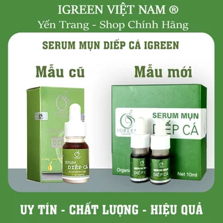 Serum giảm mụn, giảm thâm, sáng da,se khít lỗ chân lông-Serum Diếp Cá Igreen