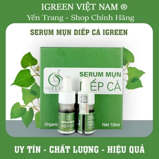 Serum Acne Igreen Diếp Cá chính hãng đánh bay tất cả các loại mụn