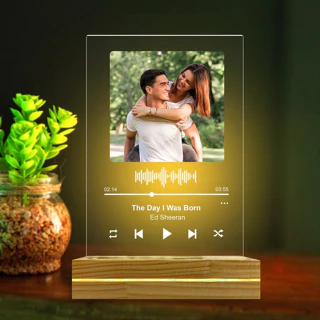 Đèn led 3D quét mã phát nhạc Spotify- Quà tặng tình yêu, ngày cưới, sinh nhật - Tiny Decor