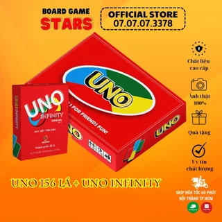 Combo UNO 156 lá đỏ + UNO Infinity 28 lá siêu hủy diệt - [𝗕𝗼𝗮𝗿𝗱𝗚𝗮𝗺𝗲 𝗦𝗧𝗔𝗥]