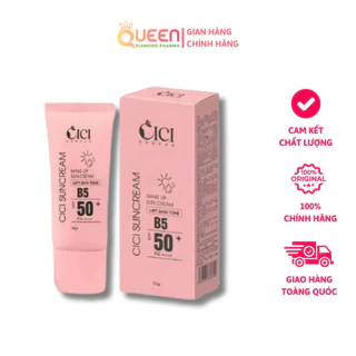 Kem Chống Nắng CICI Nâng Tone Kiềm Dầu SPF50++++ 50ml