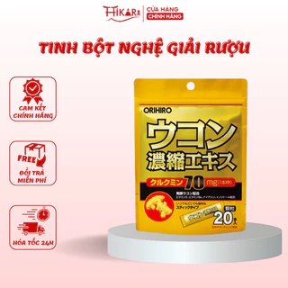 Tinh bột nghệ giải rượu Orihiro 20 gói