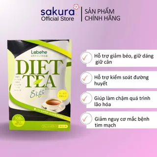 Trà Diet tea 8kg Orihiro 36 gói trà hỗ trợ giảm cân, kiểm soát cân nặng - SAKURA STORE