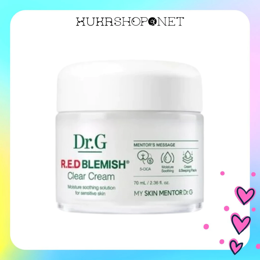 Kem dưỡng Dr.G R.E.D Blemish Clear Cream làm dịu, phục hồi da 70ml