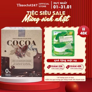 Giảm cân Cocoa Slim chính hãng Cacao giảm cân cấp tốc nhanh an toàn