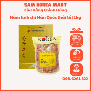 Nấm linh chi Hàn Quốc thái lát 1kg