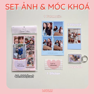 [Mua càng nhiều càng rẻ] Set ảnh và móc khoá in theo yêu cầu molli.store__