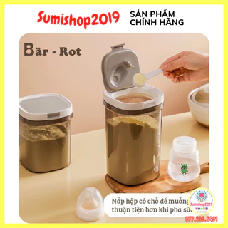 Hộp đựng sữa bột chống ẩm cao cấp dung tích 1300ml, 1800ml cho bé / Hộp trữ đựng sữa bột BARROT Hàn Quốc