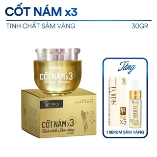 KEM CỐT NÁM X3 TINH CHẤT SICA WHITE 30G, TẶNG KÈM SERUM CỐT NÁM 5ML -mpsc -TRINGANSOP