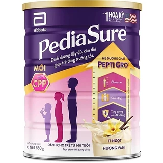 Sữa bột Pediasure hương vani 850g