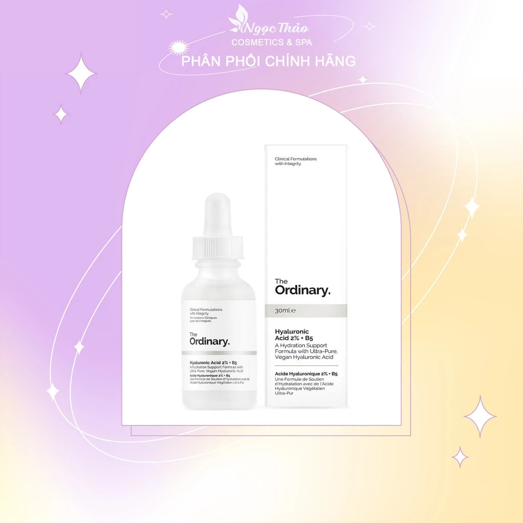 Serum Cấp Ẩm Phục Hồi Da Hyaluronic Acid 2% + B5 30ML