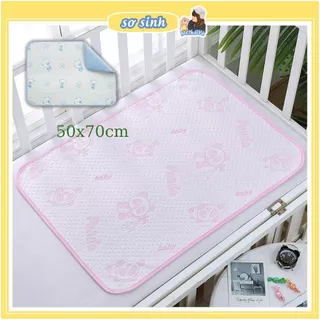 Miếng lót chống thấm 4 lớp tấm trải giường bộ lót thay tã cho bé 50x70cm 60*80cm methaivu