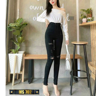 # 8 MẪU Quần JEAN Nữ Lưng Cao chuần shop VNXK 2023 bao đẹp chất lượng, bó co giãn vải dày mịn( đổi trả không ưng)