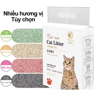 12L Đậu phụ thực vật có thể phân hủy sinh học Chất độn chuồng cho mèo có thể xả được, không bụi, không mùi, rác mèo siêu