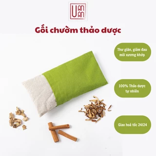 Gối Chườm Nóng Thảo Dược Vạn An, Túi Chườm Thảo Dược Đa Năng Giảm Đau Mỏi Thư Giãn