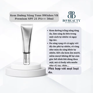 Kem Dưỡng Nâng Tone 9Wishes VB Premium SPF 21 PA++ 50ml