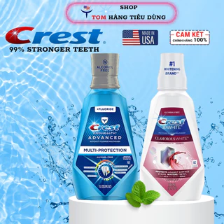 Nước súc miệng Crest pro health Advanced 1L Hàng Mỹ