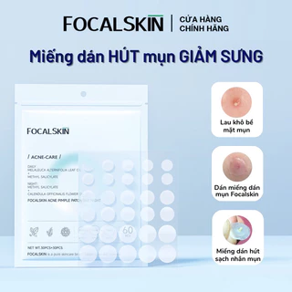 🦋DATE 2026🦋60 Miếng Dán Mụn FOCALSKIN Ngày Và Đêm - Logod.s