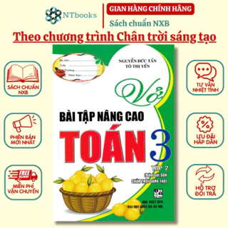 Sách - Vở Bài Tập Nâng Cao Toán Lớp 3 - Tập 2 (Bám Sát SGK Chân Trời Sáng Tạo) - HA