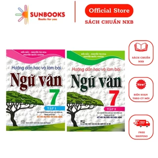 Sách - Combo 2 tập Hướng dẫn học và làm bài Ngữ Văn 7 ( bám sát SGK Kết Nối tri thức với cuộc sống)