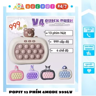 Máy Chơi Game Cầm Tay POP IT Điện Tử BẢN NÂNG CẤP - Mẫu 3 - POPIT PRO - 13 Nút 999 Level