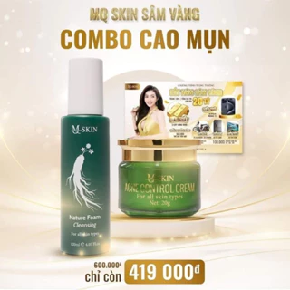 [ Thẻ Cào] Combo Cao Mụn Sâm Vàng + Sữa Rửa Mặt Nhân Sâm