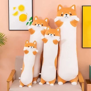 Thú nhồi bông chó Shiba đứng đáng yêu - Size 70cm đến 1m4 - Quà tặng gấu bông shiba ôm ngủ siêu to khổng lồ.