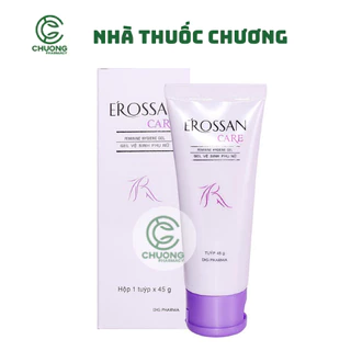 Gel vệ sinh Phụ nữ Erossan Care (Dược Hậu Giang - DHG Pharma) tuýp 45g