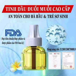 Tinh dầu đuổi muỗi BEARCLAN 🦟 ,Chiết xuất từ thực vật, Tinh khiết và không  mùi, an toàn cho trẻ nhỏ