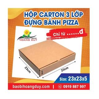 Hộp carton gấp đường kính 23 cm đựng đồ đa năng