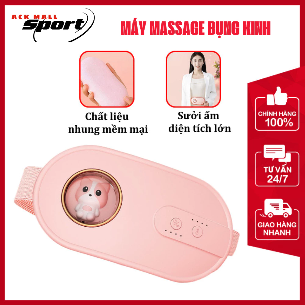 Máy Massage Làm Ấm Bụng, Đai Đeo Giảm Đau Bụng Kinh Nguyệt, Làm Ấm Tử Cung Cho Phụ Nữ Đến Kì