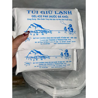 Túi đá gel (đá khô) bảo quản hàng hoá túi 300g CHỈ BÁN KÈM ĐƠN HẢI SẢN - Giao hỏa tốc 1-3h