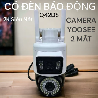 Camera IP YooSee xoay 360 lắp ngoài trời - Siêu nét Q42DS