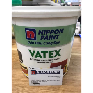 Sơn Nippon Vatex 9102 (đóng gói 4,8kg)mầu trắng là sơn nước nước nội thất dùng để bảo vệ và trang trí tường trong .
