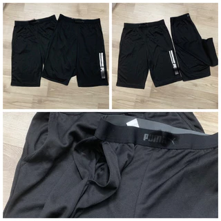 Quần short bé trai CHIPBONG quần đùi thể thao lẻ set màu đen size 130 140 hàng xuất Hàn