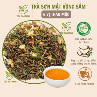 Trà Sơn Mật Hồng Sâm Giải Nhiệt, An Thần, Dễ Ngủ, gói 0.5kg