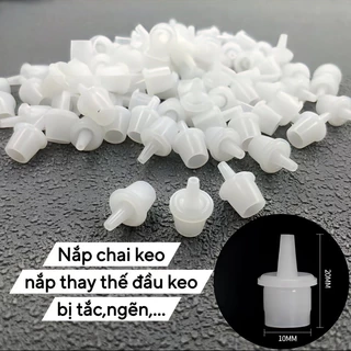 Nắp thay chai keo khi bị tắc, thay thế đầu keo khi bị tắc keo