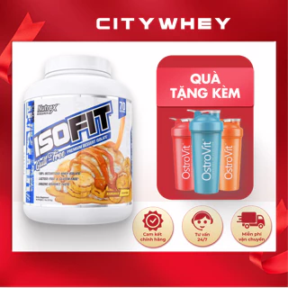 [Tặng] WHEY PROTEIN IsoFit 5lbs(2.3kg), Whey Protein Bổ Sung Đạm Tăng Cơ Giảm Mỡ Chính Hãng