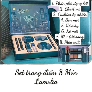 Set Trang Điểm 8 Món Lamelia  Nội Địa Trung Siêu Rẻ Tràn Điểm mặt Tiện lợi