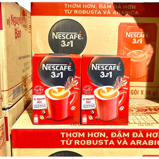 Nescafe Cà Phê Sữa 3 in 1 (Hộp 20 gói x 16g)