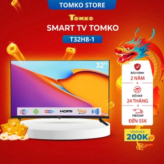 Smart HD Tivi TOMKO 32 inch, chính hãng TOMKO, bảo hành đến 24 tháng