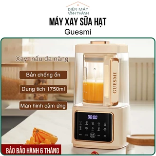 Máy Làm Sữa Hạt Chống Ồn Máy Xay Nấu Đa Năng Xiaomi Guesmi Dung Tích Lớn Xay Sinh Tố Làm Sữa Hạt 9 Chế Độ Nấu