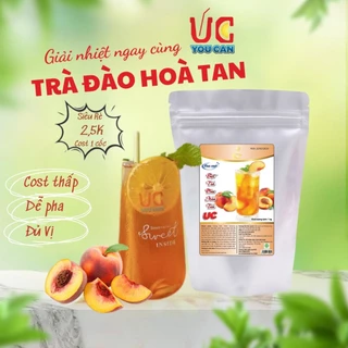 BỘT TRÀ ĐÀO UC HOÀ TAN TÚI 1KG